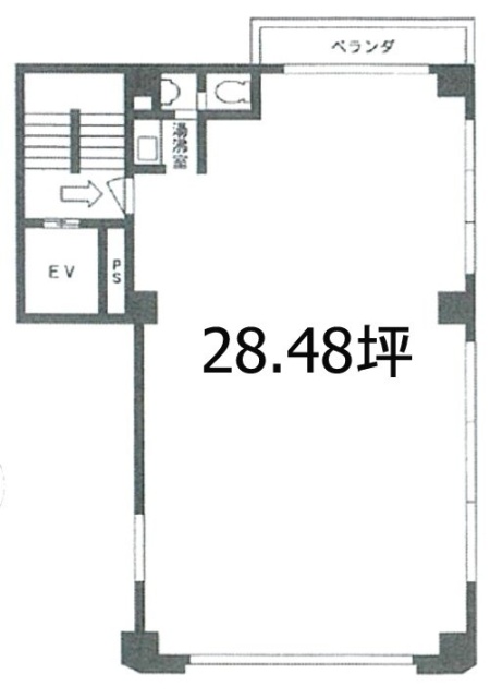 かがみビル4F 間取り図