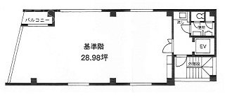 大澤ビル4F 間取り図