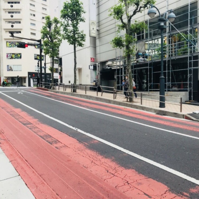 渋谷市野ビル ビル前面道路