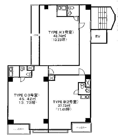 パイザ恵比寿ビル501 間取り図