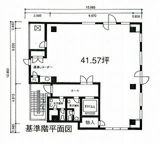 京橋TSビル5F 間取り図