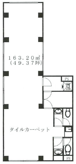日本橋真洋ビル8F 間取り図