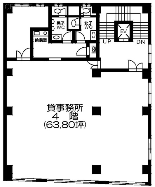 荒井金属ビル5F 間取り図