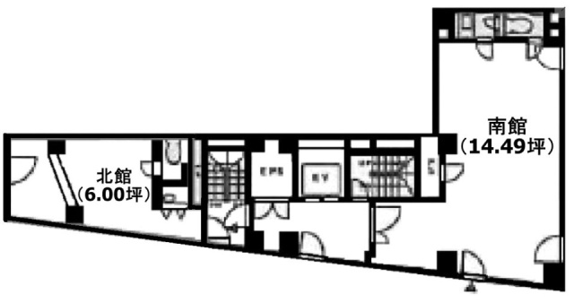 新宿フロント(SK新宿御苑)ビル北館 間取り図