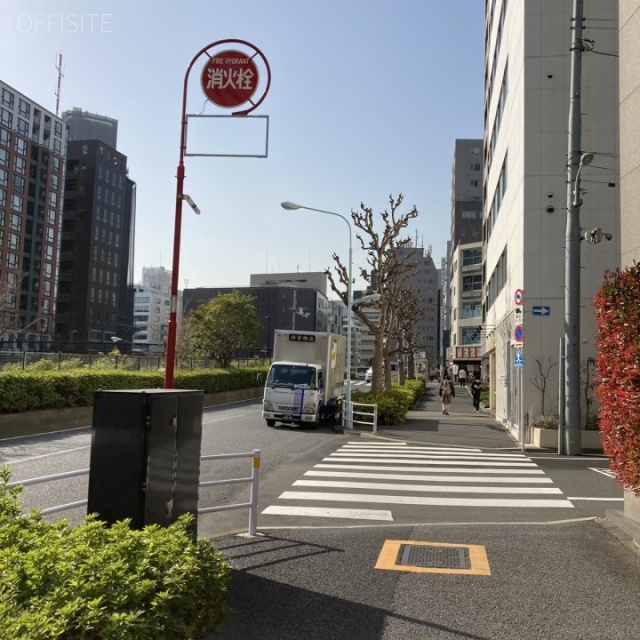 金鵄(キンシ)ビル ビル前面道路