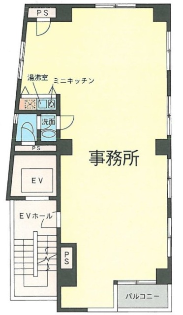 明石ビル3F 間取り図