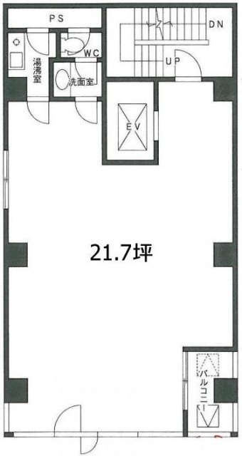 青山但馬屋ビル8F 間取り図