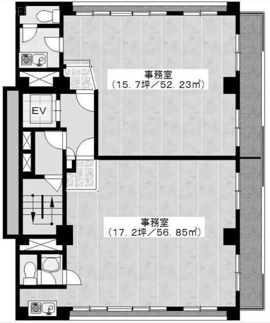 大堀ビル502 間取り図