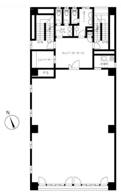 日研アラインビル4F 間取り図