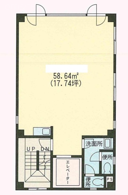 日本橋コスモIIIビル4F 間取り図