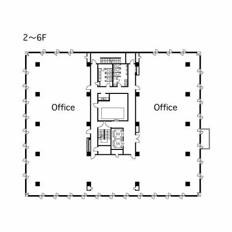 番町会館3F 間取り図