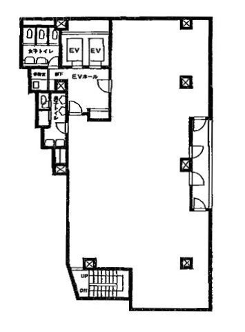 駒込トリオビル6F 間取り図