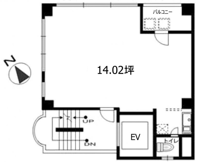 信永中和ビル3F 間取り図