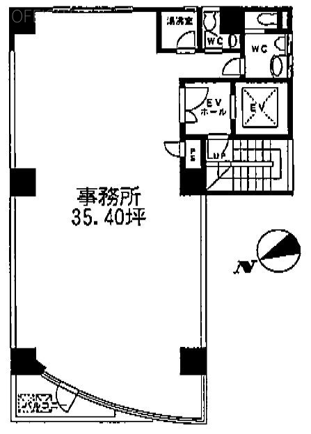 虎ノ門ACTビル7F 間取り図