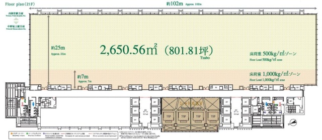 住友不動産新宿グランドタワー9F 間取り図