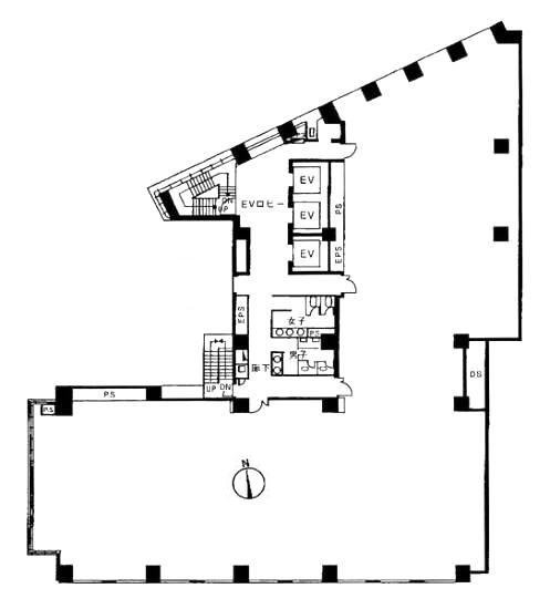 JRE神田小川町ビル6F 間取り図