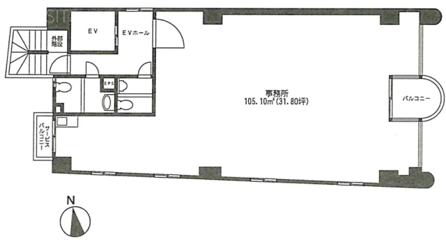 徳文堂ビル5F 間取り図