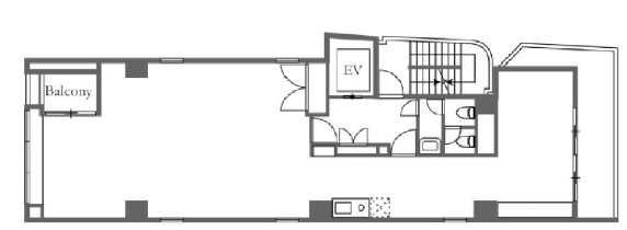 KY常盤町ビル3F 間取り図