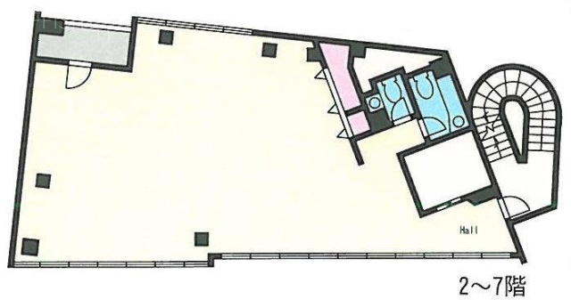 永田町SRビル7F 間取り図