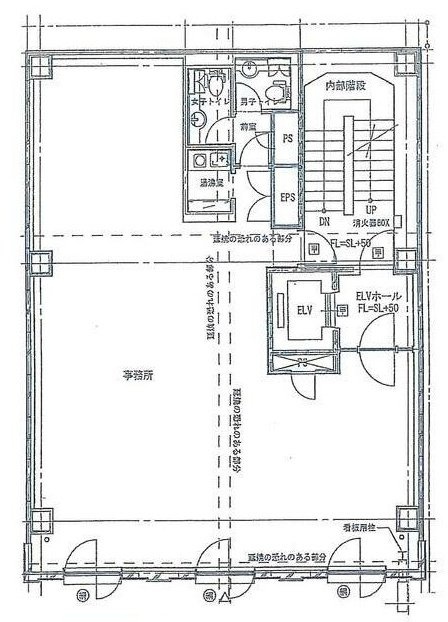 銀座西五番館ビル6F 間取り図