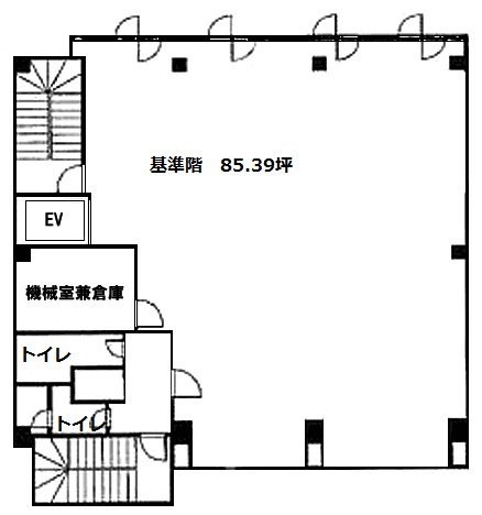 ISEビル5F 間取り図