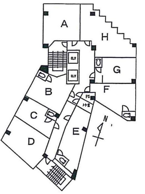 クレアシオン赤羽ビルA(401) 間取り図