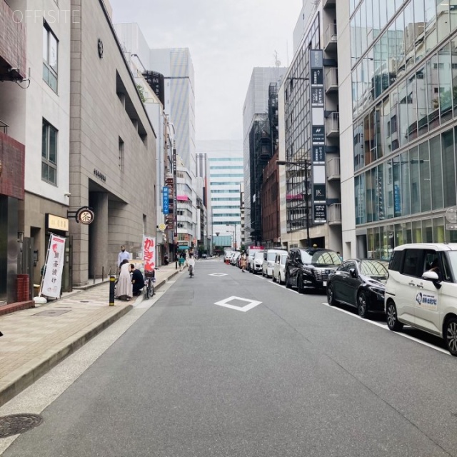 木挽館銀座ビル ビル前面道路