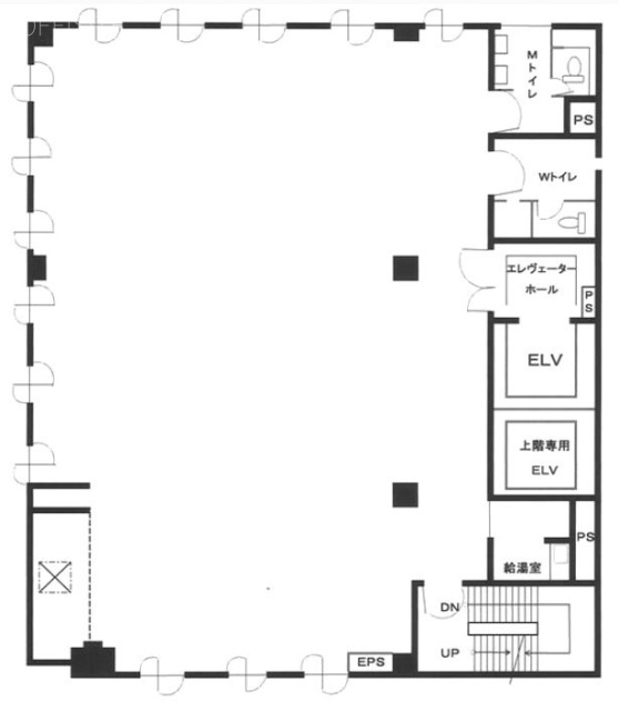 福本ビル2F 間取り図
