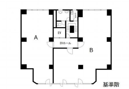 第六文成ビル4F 間取り図