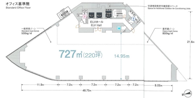 六本木ヒルズクロスポイント3F 間取り図