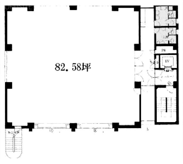 労金新橋ビル5F 間取り図