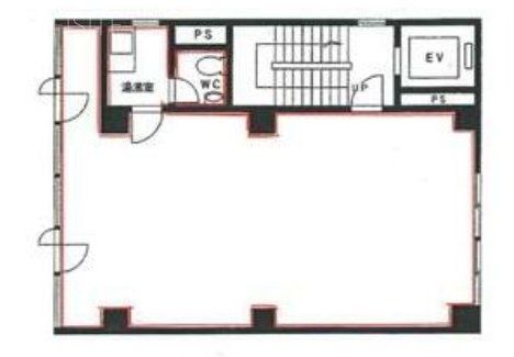 満留賀ビル7F 間取り図