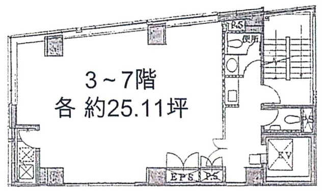 シナテック駒形ビルB1-8F 間取り図