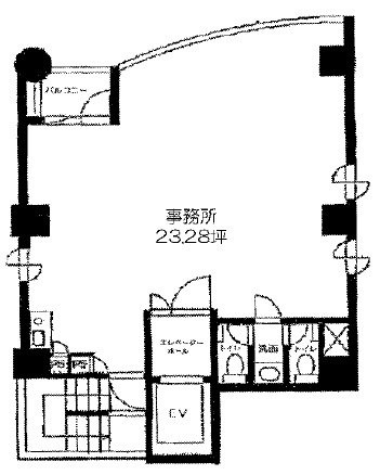 麹町KYビル6F 間取り図