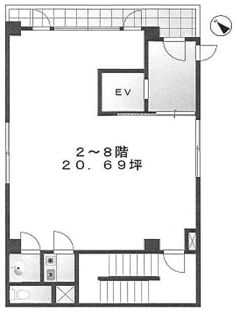 山京第2別館1F 間取り図