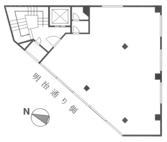 安藤ビル6F 間取り図