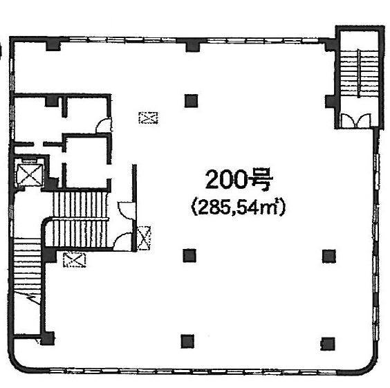 佐藤ビル2F 間取り図