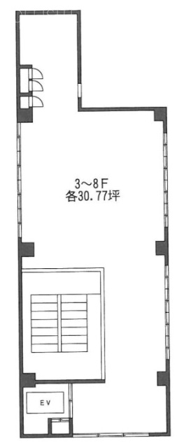 大地ビル4F 間取り図