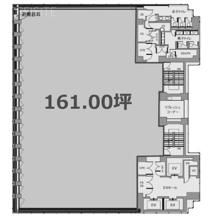 日本橋SANYO GROUPビル4F 間取り図