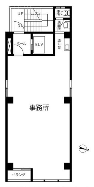 第2南川ビル3F 間取り図