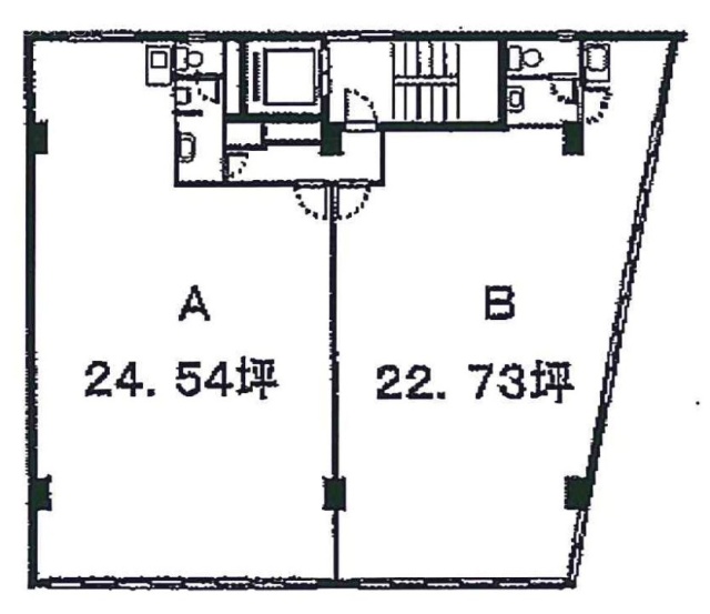 ばんだいビル2F 間取り図