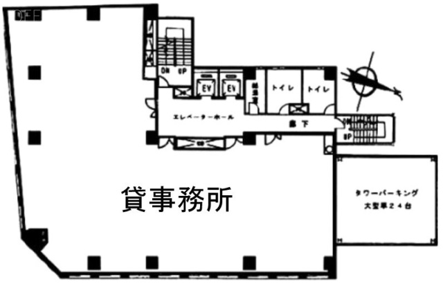 曽田ビル3F 間取り図