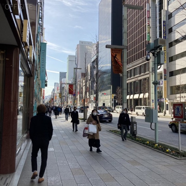 藤田ビル ビル前面道路