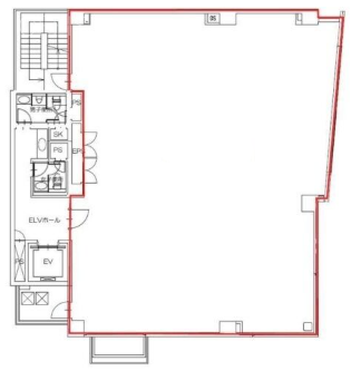 麹町スカイフィールド3F 間取り図