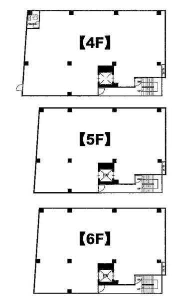 三経38ビル5F～6F 間取り図