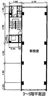 第1松井ビル4F 間取り図
