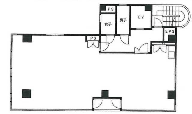 杉木立ビル5F 間取り図