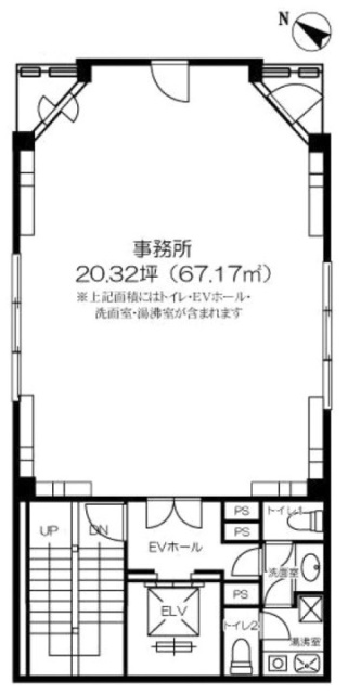 乃木坂パークフロント7F 間取り図