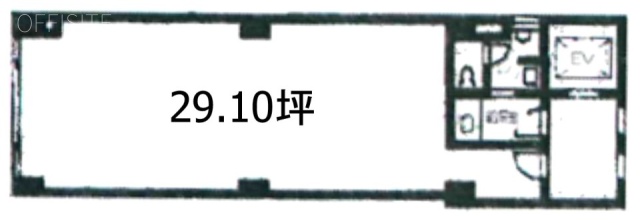 芝大門スクエア1F 間取り図
