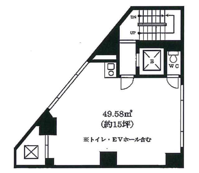 神田奥野ビル8F 間取り図